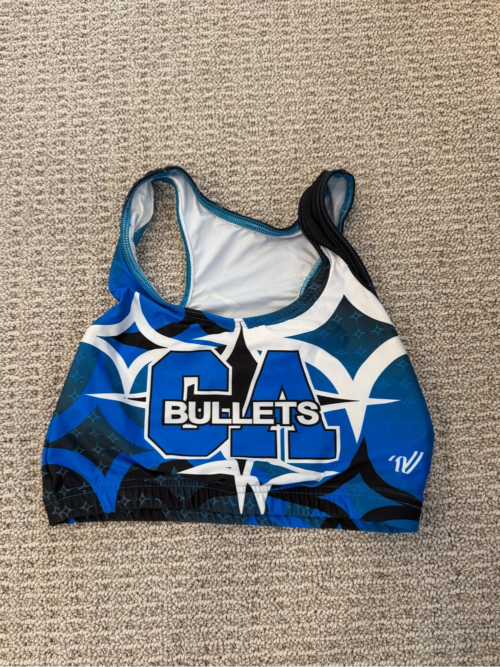 CA Bullets Blue Sports Bra